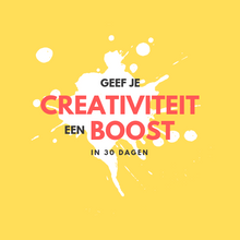 Afbeelding in Gallery-weergave laden, Online training: Boost je creativiteit in 30 dagen